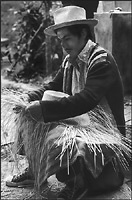 Weaving a hat